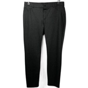 DKNY JEANS Straight Leg Pants Charcoal Gray Large Business Casual Stretch L
